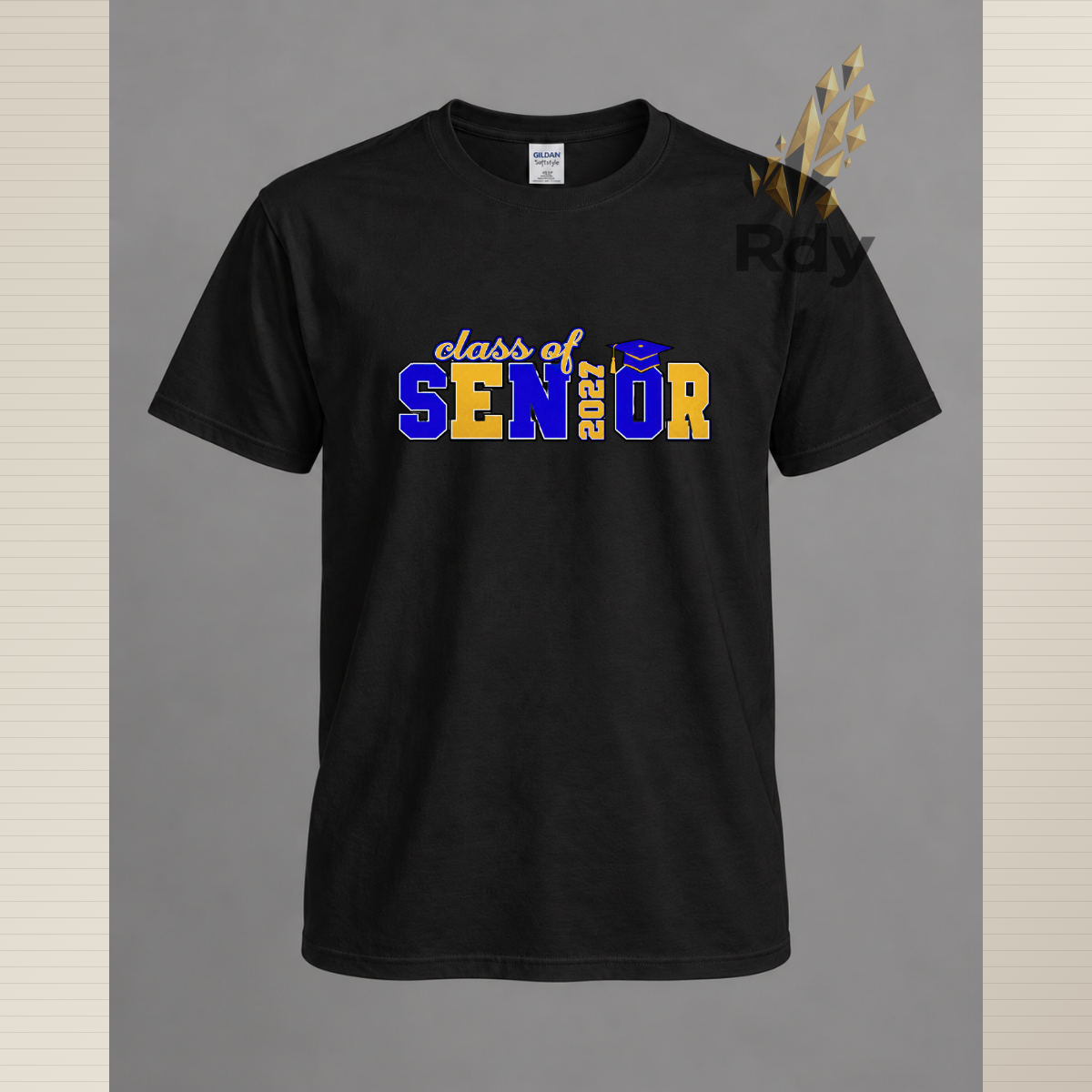Senior 2027 Minimal Varsity Shirt – Class of 2027 Tee