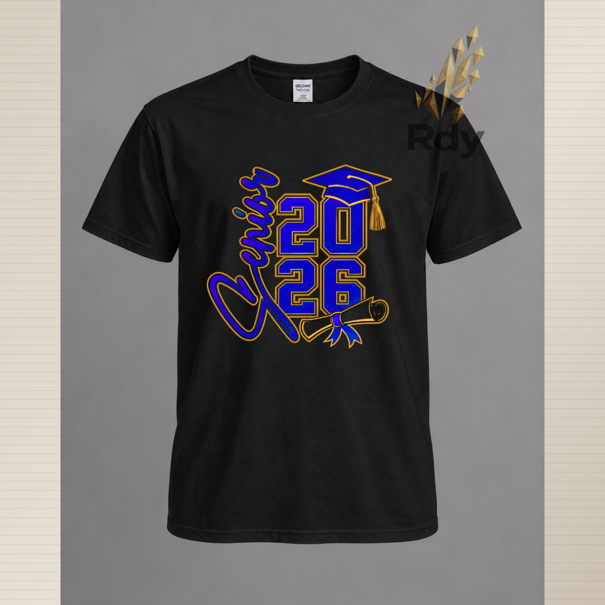 Senior 2026 Graduation Shirt – Diploma & Cap Design
