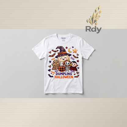 Kids Cute Halloween T-Shirts – Spooky Dumpling Collection
