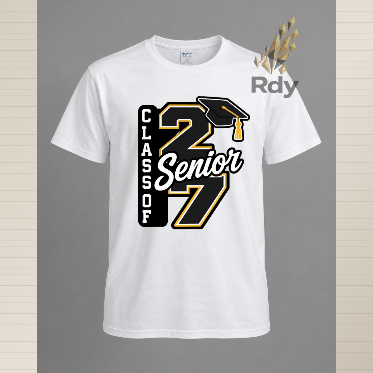 Class of 27 Senior Shirt – Graduation Cap Senior Tee