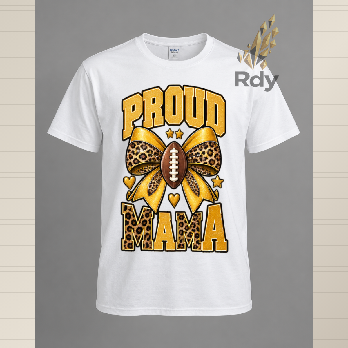 Proud Football Mama T-Shirt – Sports Mom Game Day Tee
