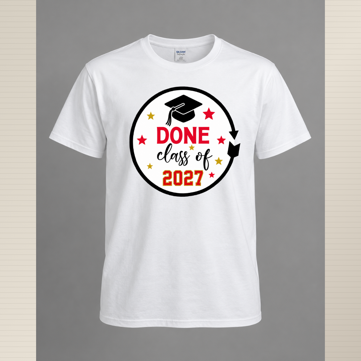 Done Class of 2027 Graduation Shirt – Funny Senior Tee