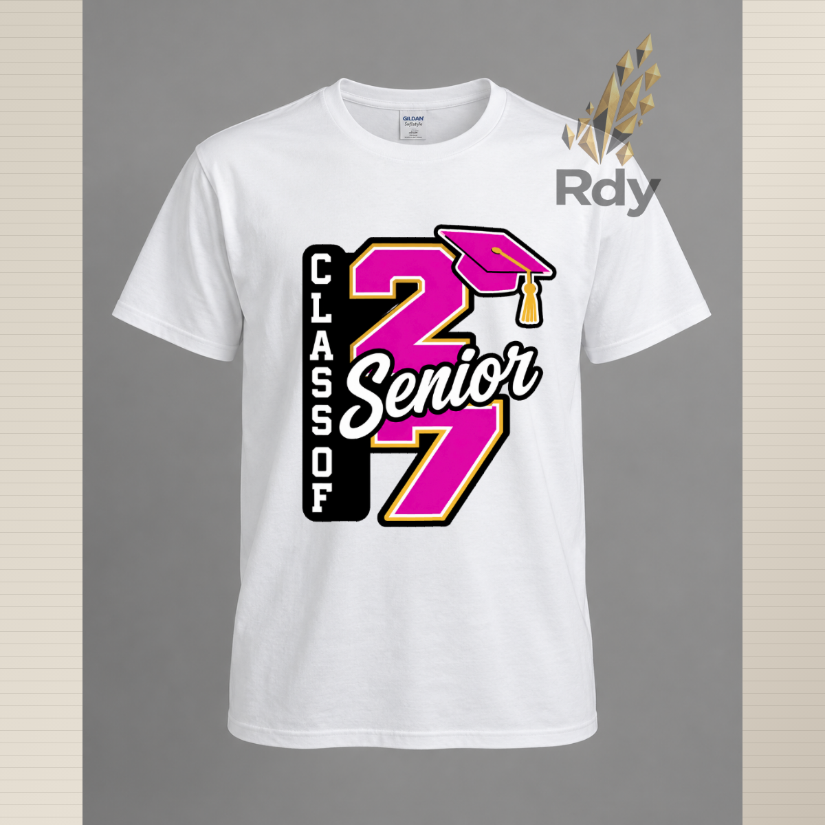Class of 27 Senior Shirt – Graduation Cap Senior Tee