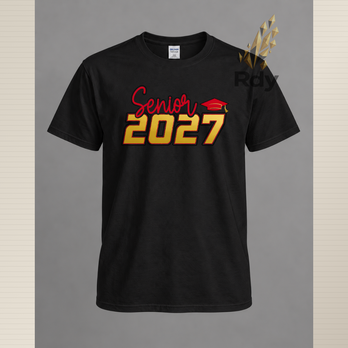 Senior 2027 Classic Graduation Shirt – School Spirit Tee