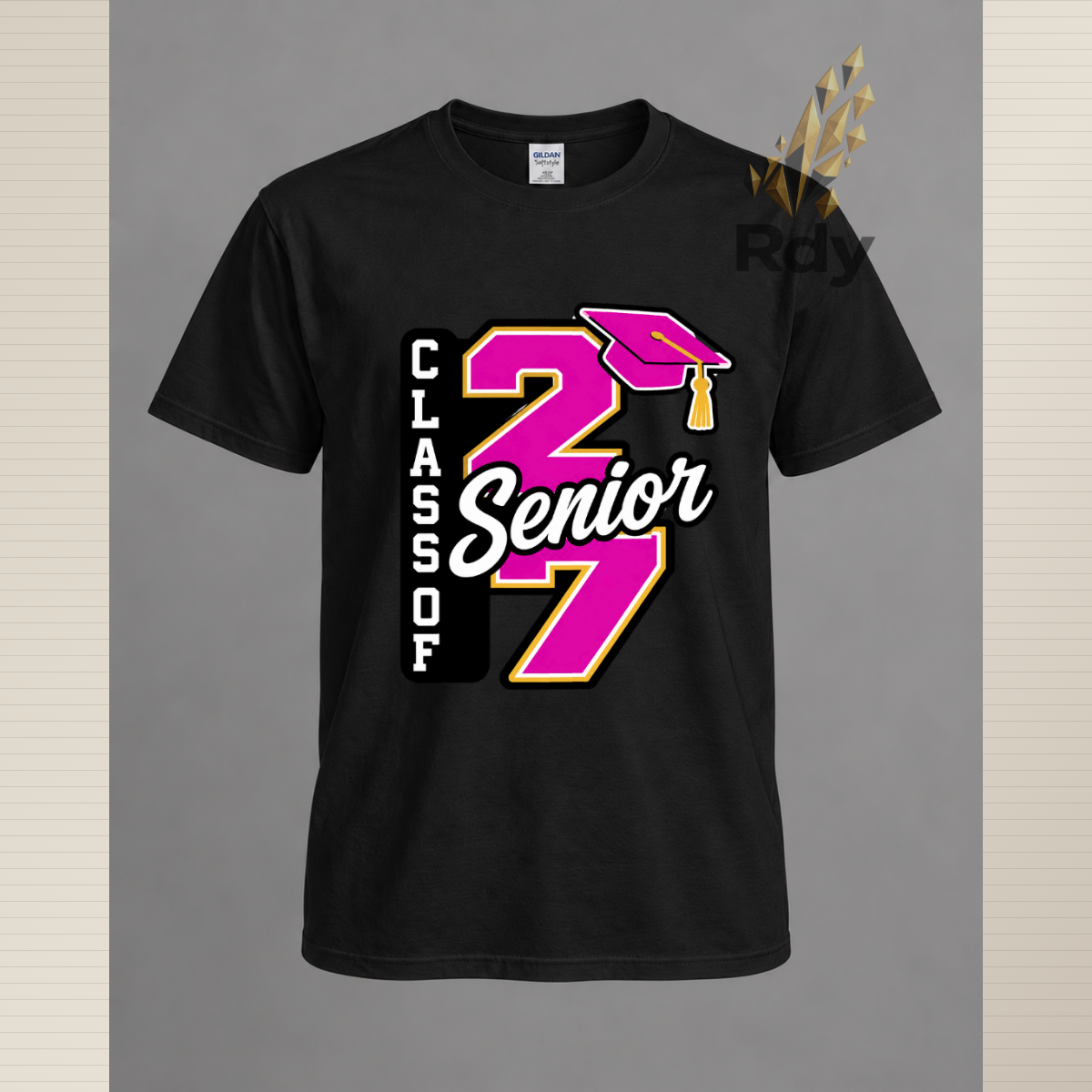 Class of 27 Senior Shirt – Graduation Cap Senior Tee