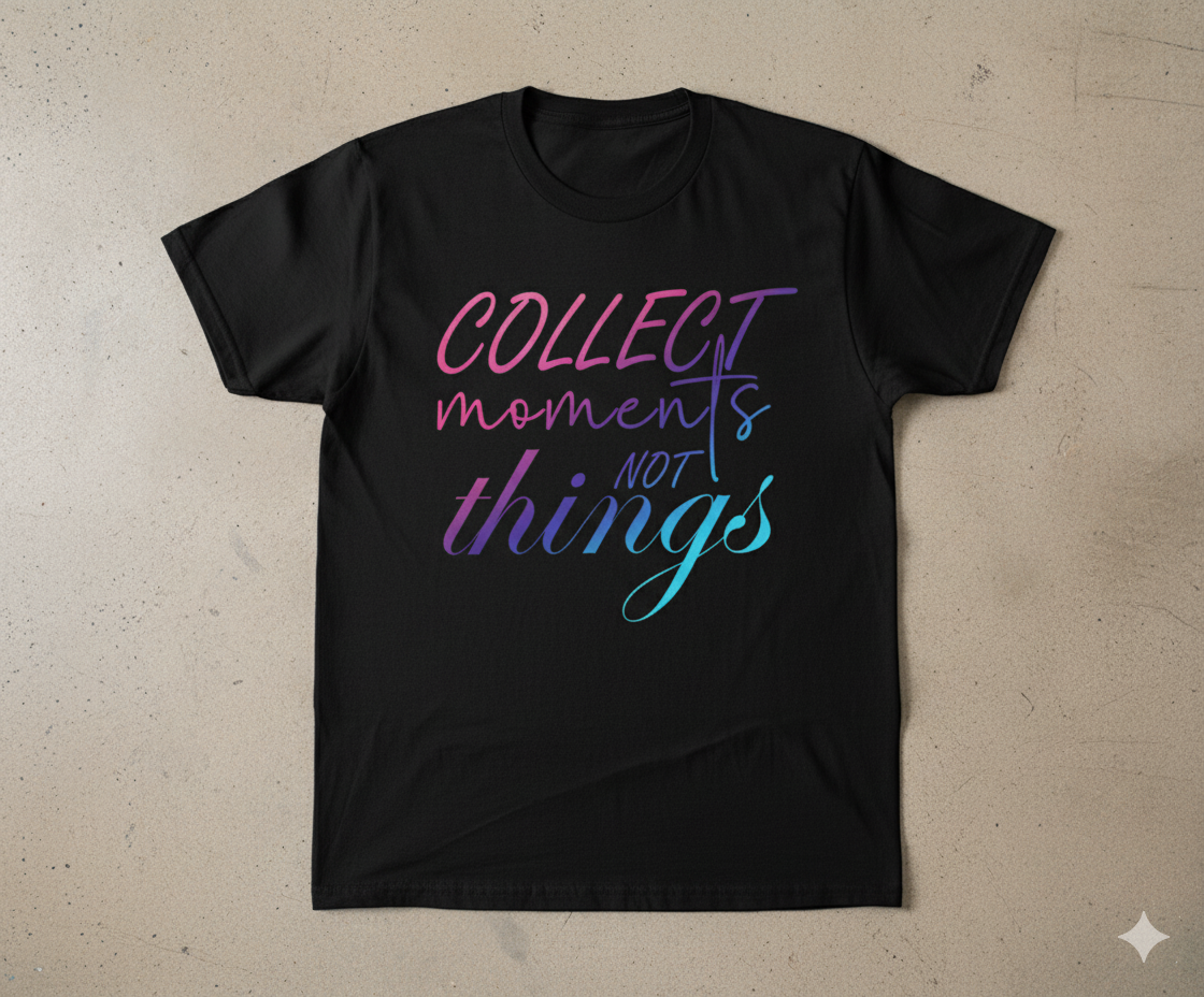 Collect moments not things