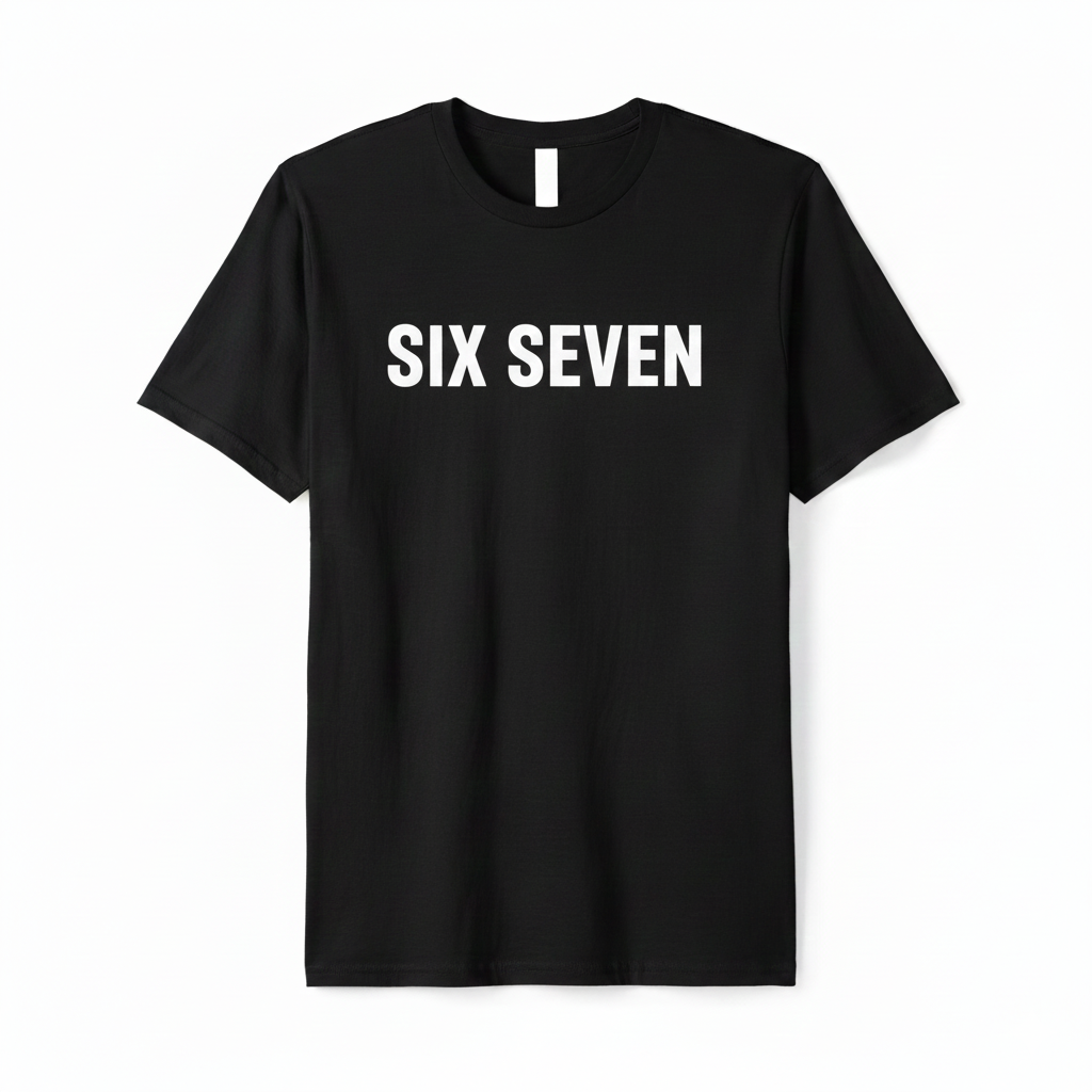 Meme tshirt six seven