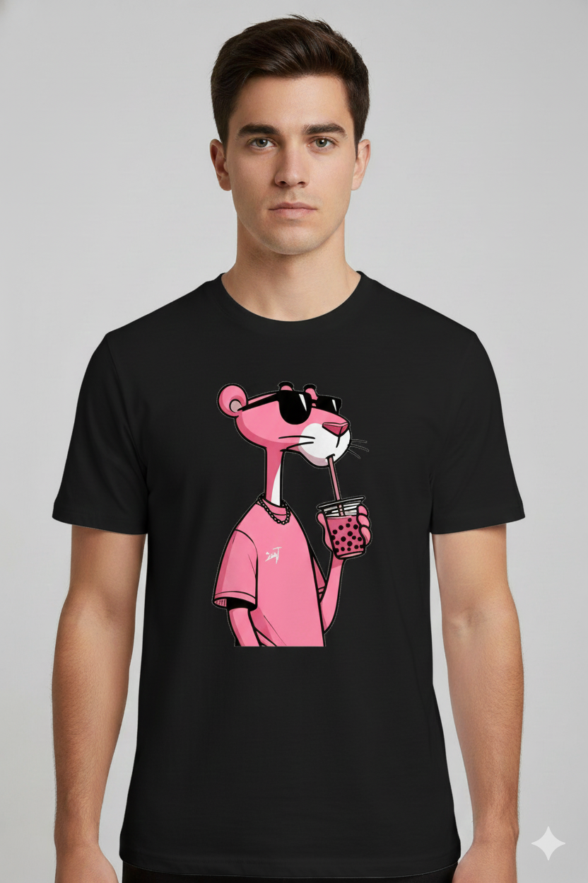 Unisex pink panther shirt white or black