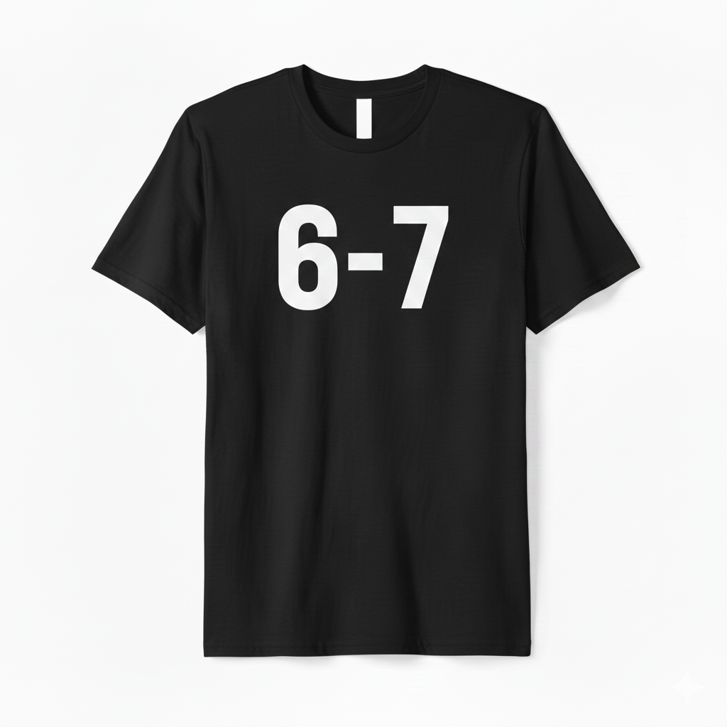 Meme tshirt six seven