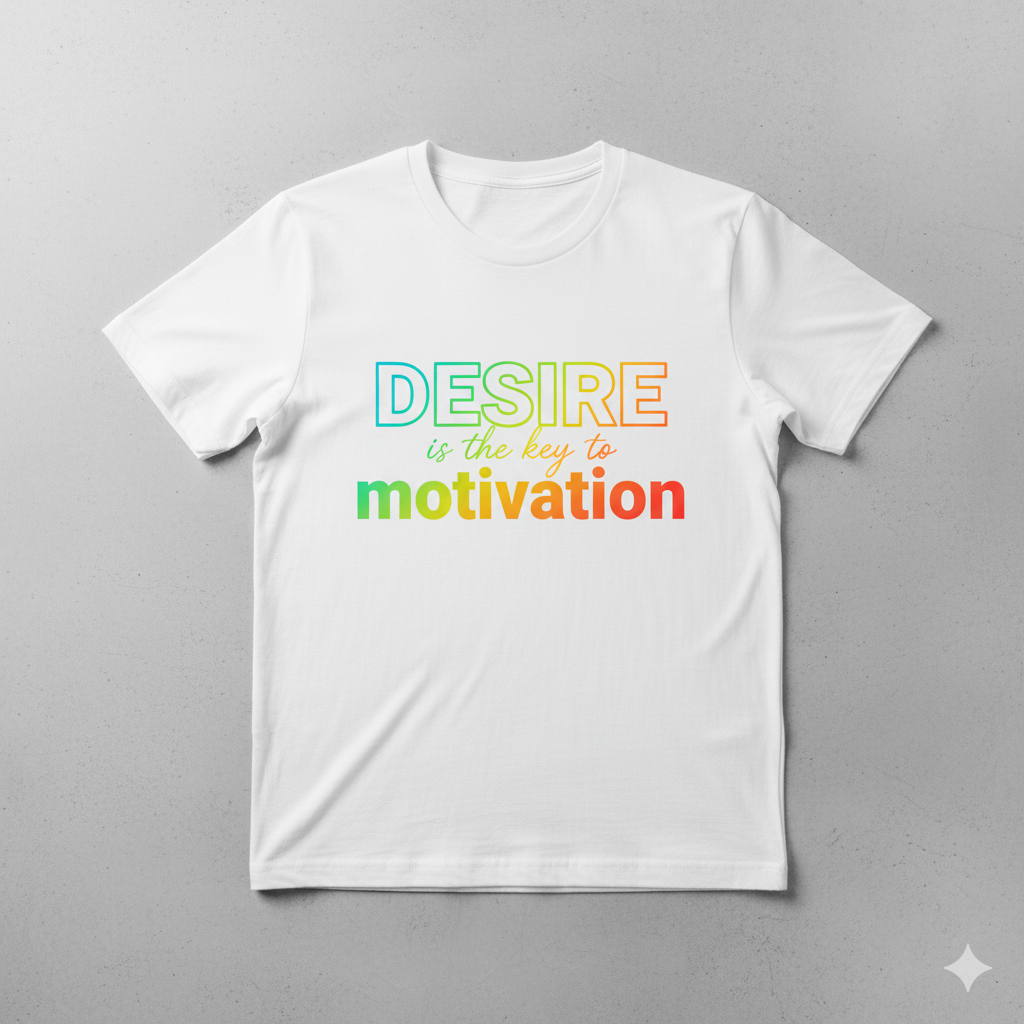 Desire is the key to motivation
