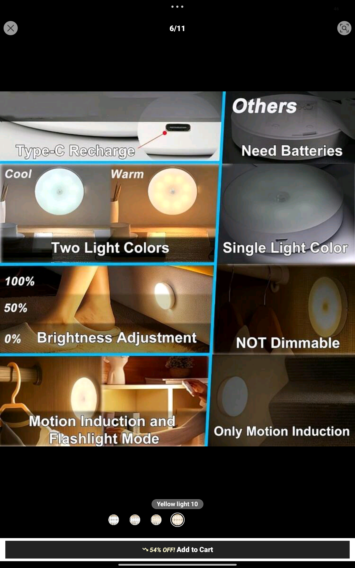 Smart Sensor Night lights