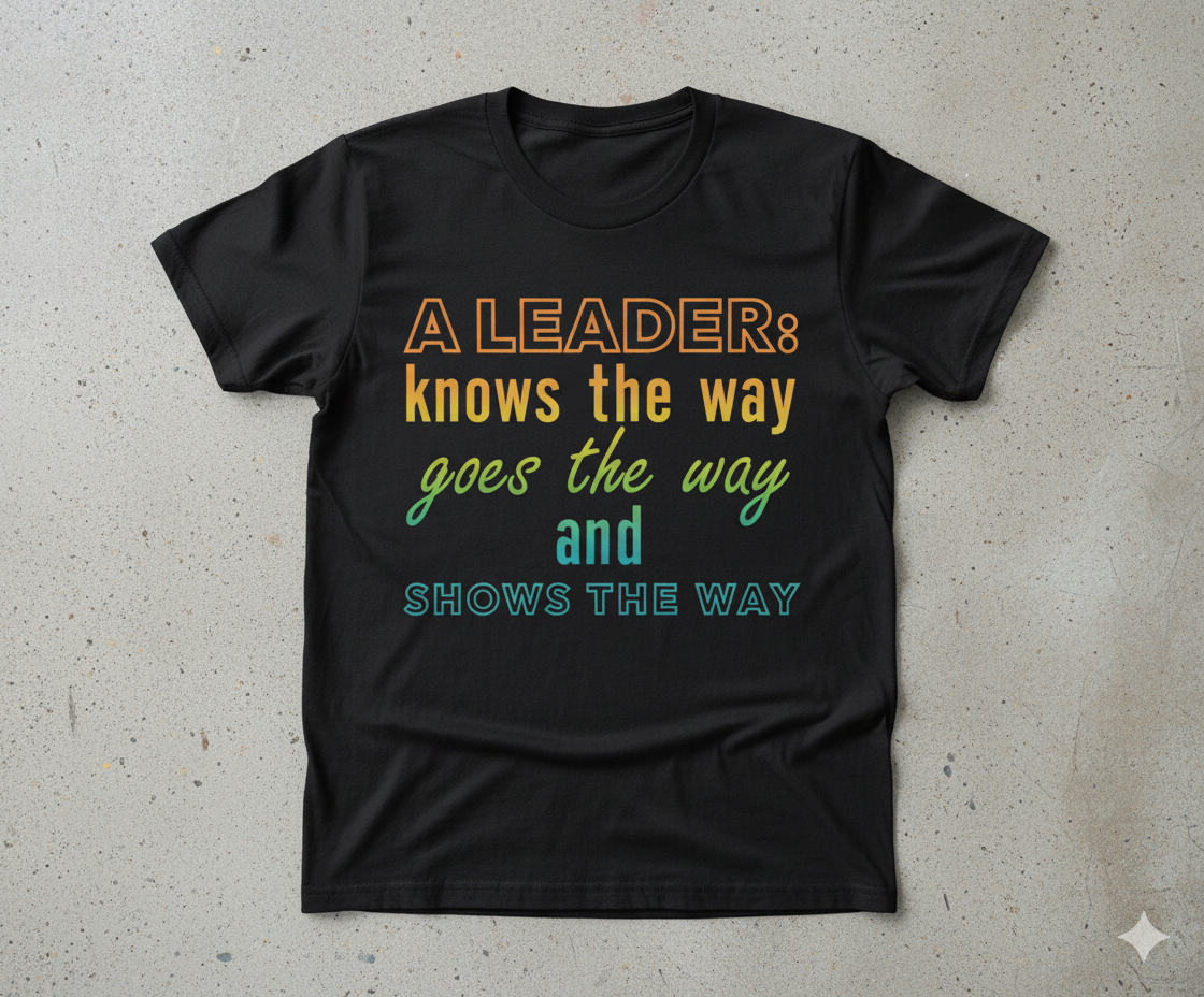 A leader: knows the way