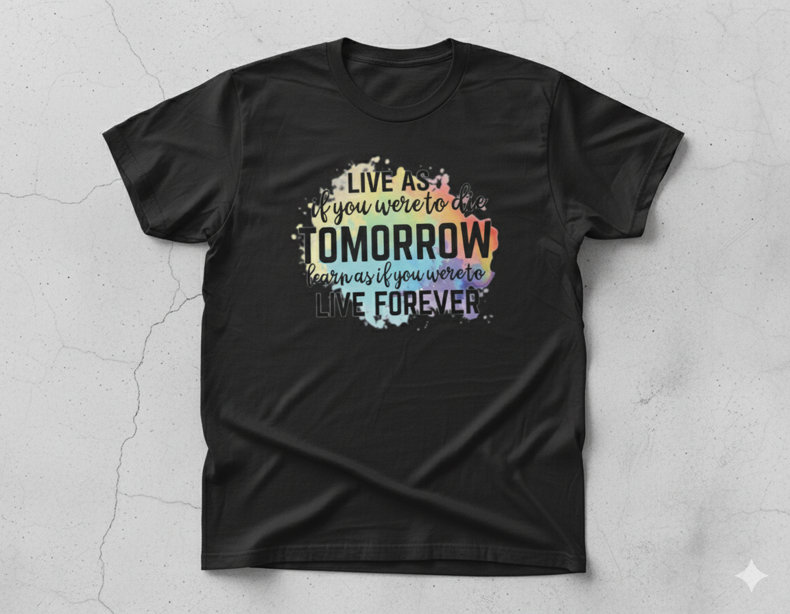 Live as if you were to die tomorrow