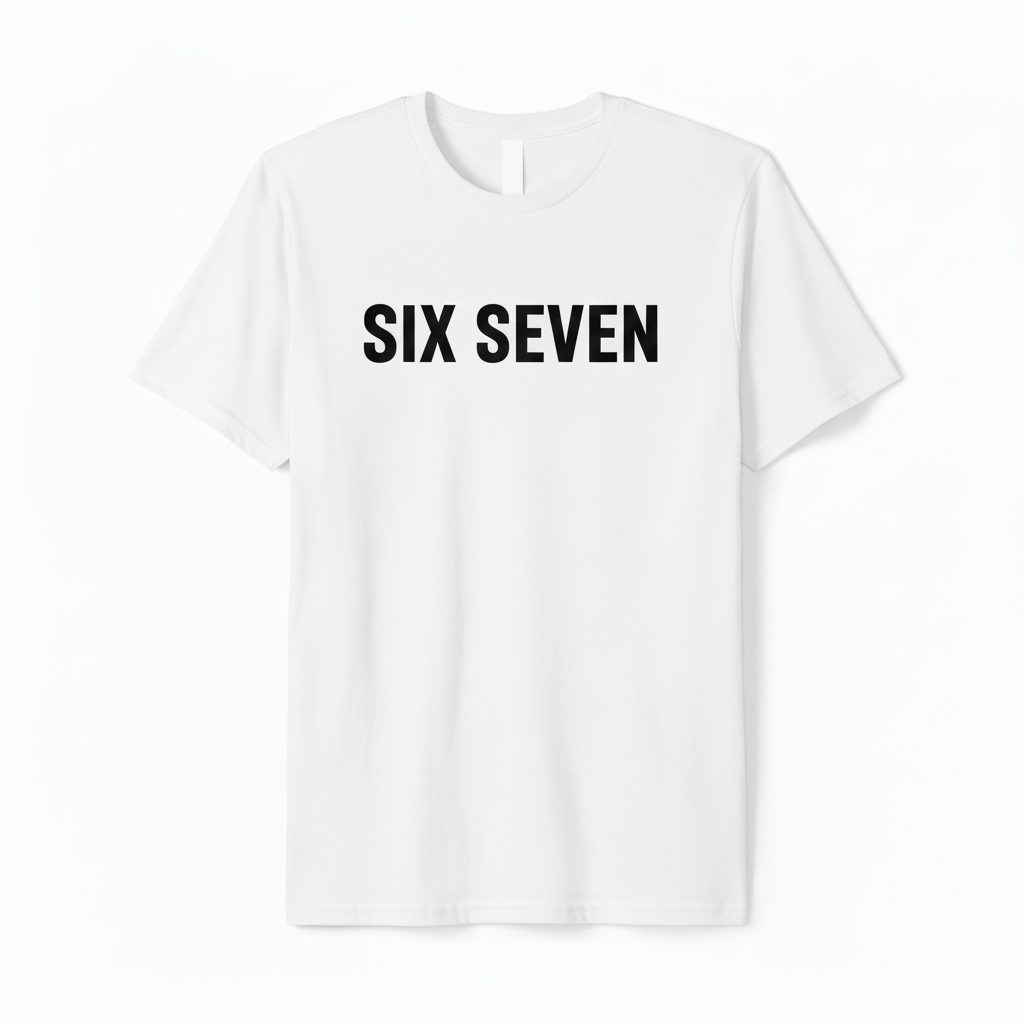 Meme tshirt six seven