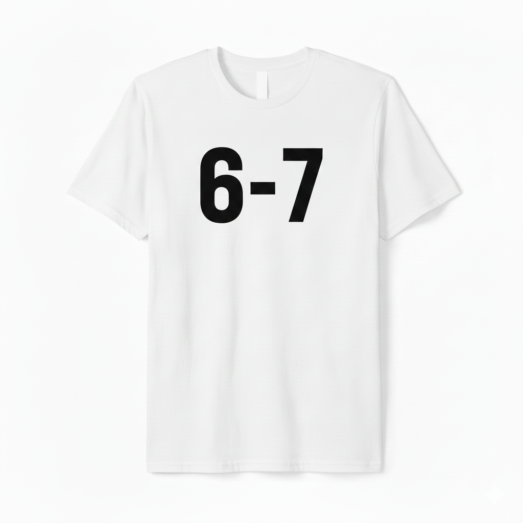 Meme tshirt six seven